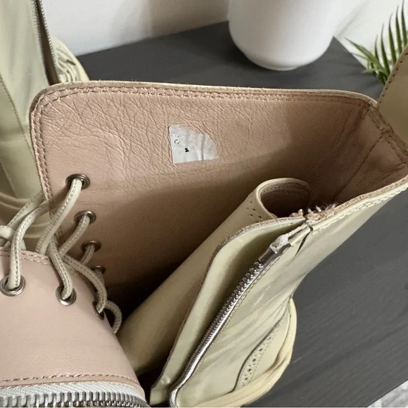 Simone Rocha 36 US 6 Biker Boots Platform Patent Leather lace-up New with Defect - Picture 12 of 16